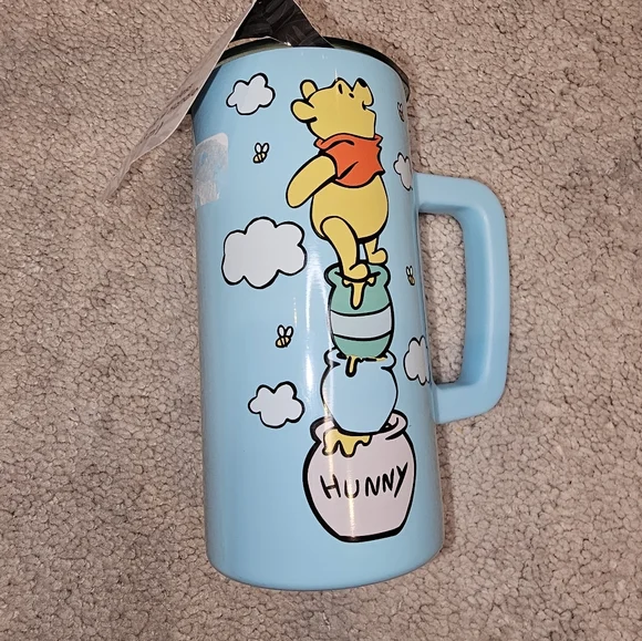 Disney Silver Buffalo Disney Winnie the Pooh Hunny Stack Tumbler 15 Oz